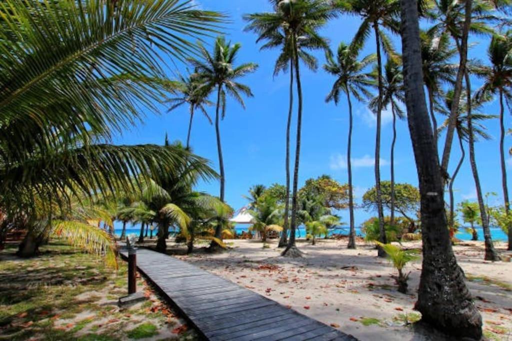 Apartamento Les Pieds Dans L'Eau Chez Syl Le Moule Exterior foto